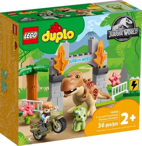 Lego 10939 Fuga Del T Rex Y El Triceratops Envío gratis