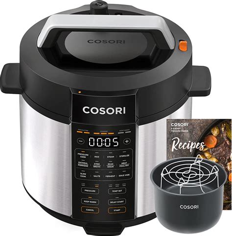 Cosori Electric Pressure Cooker 6 Qt 9 In 1 Instant Multi Cooker With