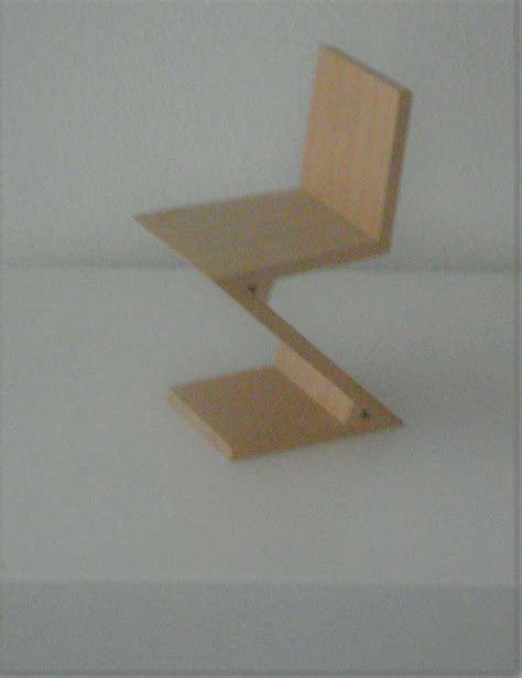 Gerrit Rietveld Miniatuur Zig Zag Stoel Sold View The Auction Result