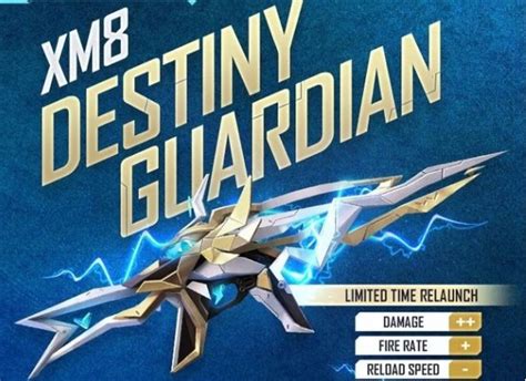 Free Fire Max XM8 Destiny Guardian Skin Garena To Introduce A New Evo