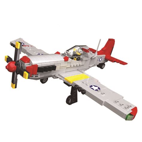 North American P-51 Mustang - 377 Pieces - BrickArmyToys