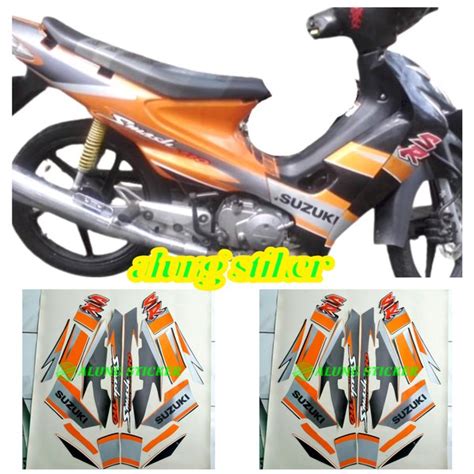 Jual Stiker Striping Lis Les Body Motor Suzuki Smash Sr Tahun