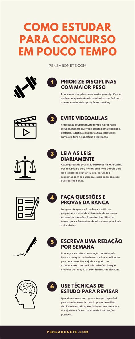 Como Estudar Para Concurso Em Pouco Tempo 6 Dicas 2023