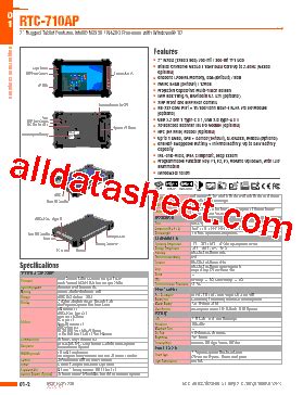 Rtc Ap Rh Datasheet Pdf Aaeon Technology