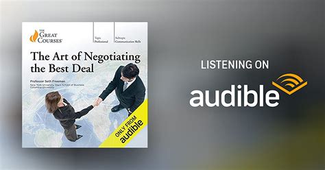 The Art Of Negotiating The Best Deal Audiobook Free With Trial