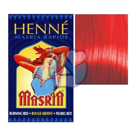 Henna Masria Rapide Rouge Ardent Vuurrood Henné 90 Gram Kopen