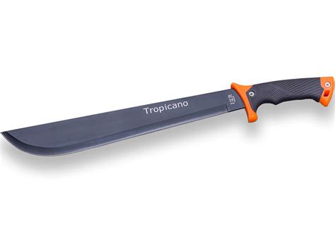 MACHETE JKR TROPICANO MANGO DE GOMA Y ABS HOJA DE 38 CM ACERO INOX