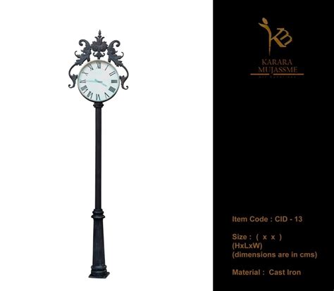 Round Antique Victorian Decorative Cast Iron Clock At Best Price In New