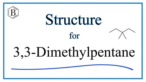 How To Write The Structural Formula For 3 3 Dimethylpentane C7h16 Youtube