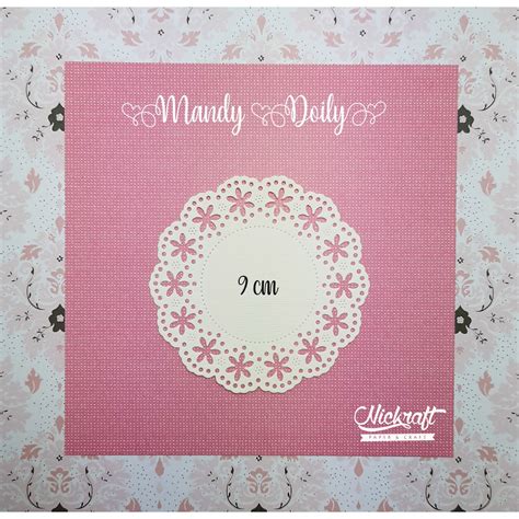 Jual MANDY DOILY Bahan Scrapbook Scrapframe Kertas Doilies Shopee