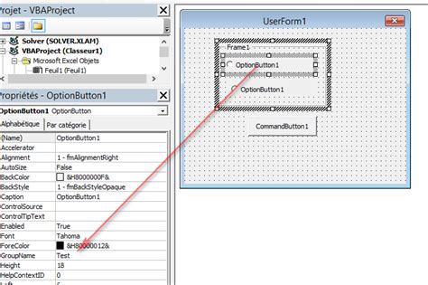 Userform Avec Boutons D Options Macros Et Vba Excel