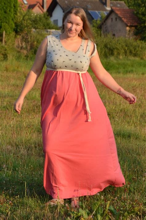 Curvy Smilla Ist Ein Sommerliches Frisches Und Luftiges Maxikleid Mit