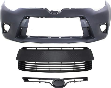 Amazon Partzer Front Upper Lower Bumper Grille Grill Assembly