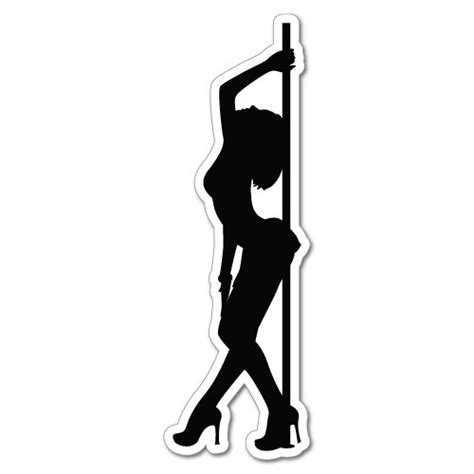 Sexy Pole Dancer Sticker Pole Dancing Stickers Sticker Collective