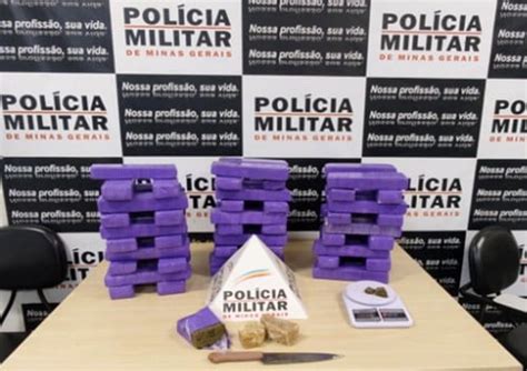 Pm Apreende Quase Barras De Maconha Em Congonhas Fato Real