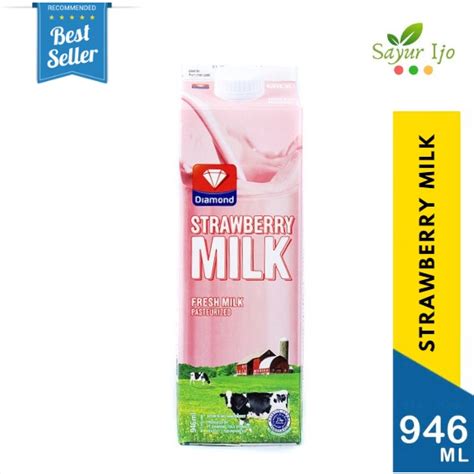 Jual Diamond Strawberry Milk Ml Fresh Susu Rasa Buah Stroberi Segar