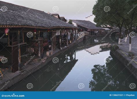 Anchang Ancient Town before the Lunar New Year Stock Image - Image of ancient, year: 138631521