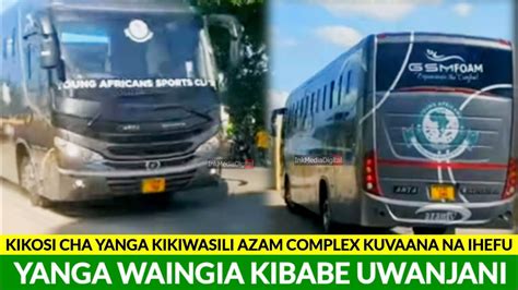 KIKOSI CHA YANGA KIMEWASILI AZAM COMPLEX AZIZ KI PACOME DIARA AWAPA