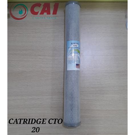 Jual Catridge Aktif Karbon Catridge Cto Filter Air Water