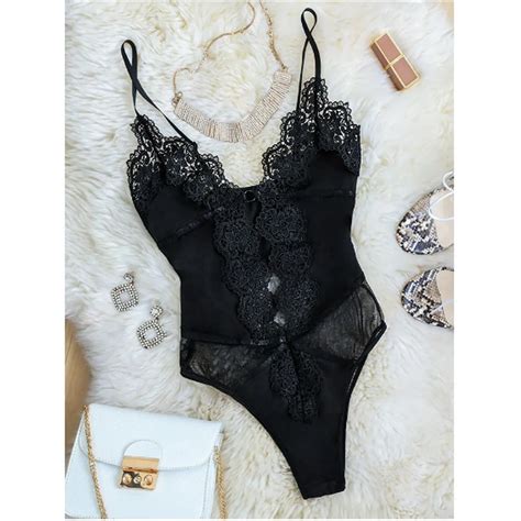 Sexy Lace Bodysuit Women Bandage Halter Summer Shirt Tops Ladies Bodycon Bodysuit Leotard Top