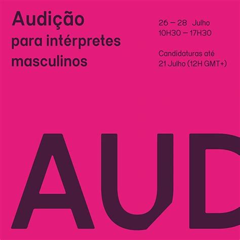 Audição Intérpretes Masculinos Companhia Paulo Ribeiro