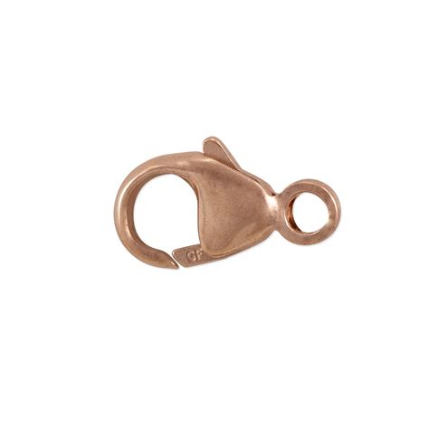 Oval Lobster Claw Clasp 9x5mm Rose Gold Filled (1-Pc)