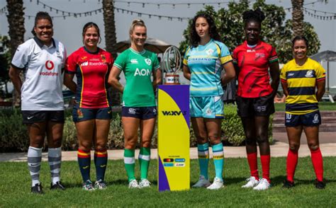 Captains Photoshoot For 2023 World Rugby WXV3 Tournament