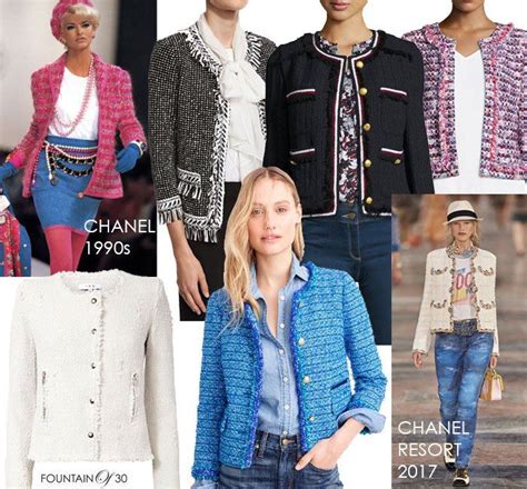 Fashion Through The Ages Chanel Inspired Tweed Jackets With Denim