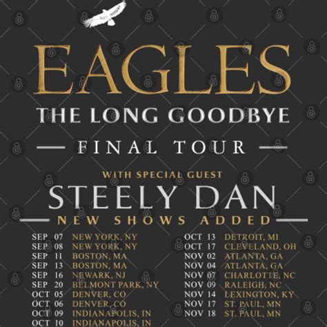 The Eagles The Long Goodbye Tour 2023 Shirt, The Eagles Band Fan Shirt, The Long Goodbye 2023 ...