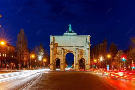 Background Gapura Kemenangan Munich Sebuah Gapura Gapura Kemenangan Di