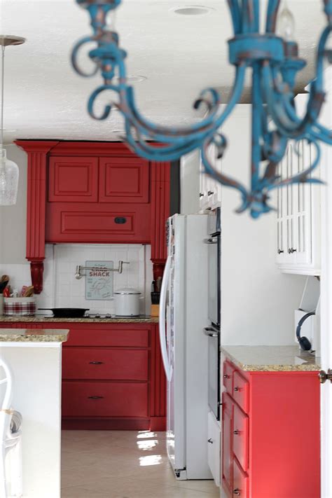 Red Kitchen Cabinets - 28 Red Kitchen Ideas With Red Cabinets Photos Home Stratosphere - Red ...