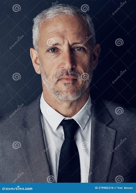 Taking A Serious Stance In Business Studio Portrait Of A Mature