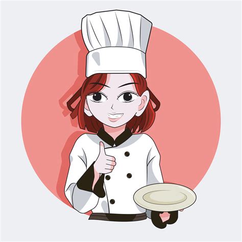 Female Chef Vector Free Download