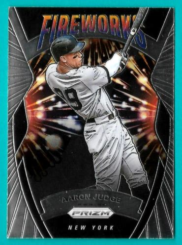 AARON JUDGE 2020 PANINI PRIZM FIREWORKS INSERT CARD F 10 MLB YANKEES