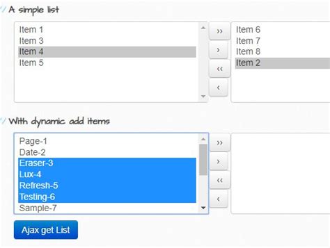 Tiny Two Panel Multi Selection Plugin For Jquery Multi Js Free