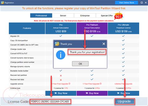 Minitool Partition Wizard Pro 1 Year Free License Key Giveaway