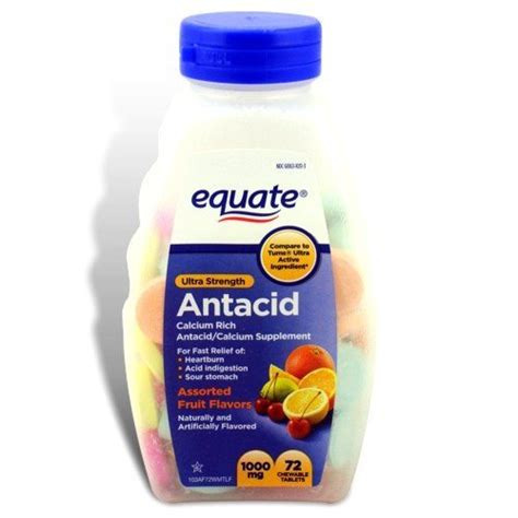 Equate Tabletas Anti Cidas Ultra Fuerte Mg B Neq Q