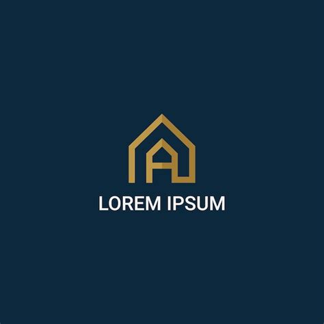 Premium Vector Initial Letter A And House Logo Design Template Vector