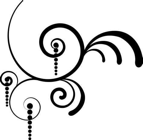 Swirl Design Clip Art Free