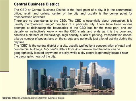 Ppt Library Study Central Business District Powerpoint Presentation