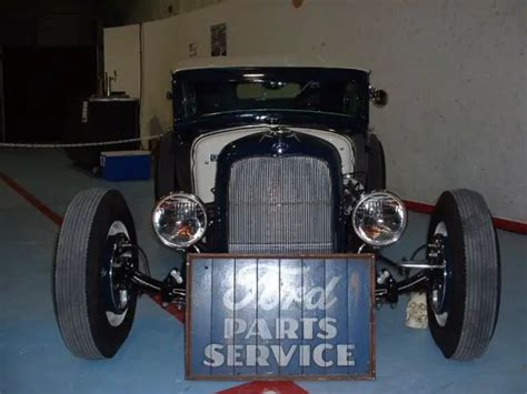 Ford Hot Rod Vintage Old School Model A Sedan Chopped For Sale