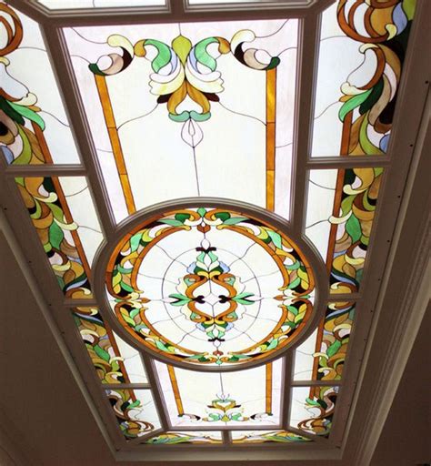 Custom Stained Glass Skylights For Ceilings Domes