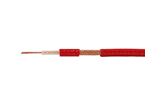 KABEL RG-58 RED SATEC Premium przewód RG58 koncentryczny 50 Ohm np. do ...