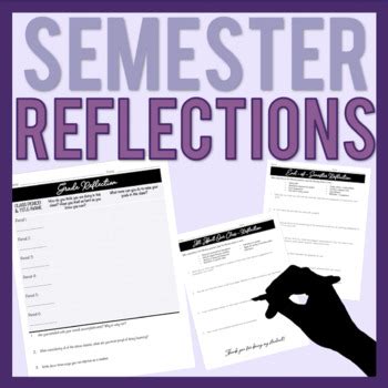 Semester Reflection Sheet By The Accidental Librarian Tpt