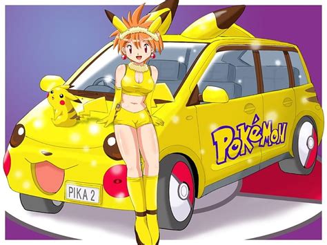 Pika Araba Pikachu Araba Anime Araba Kad Nlar K Z Pokemon Kad N