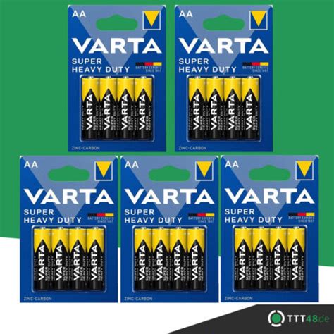 X Varta Aa Mignon Superlife Super Heavy Duty Aa Mignon R V