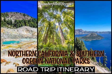 Northern California National Parks Road Trip Itinerary