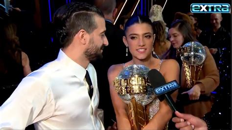 Charli Damelio Reacts To Dwts Season 31 Win Exclusive Youtube