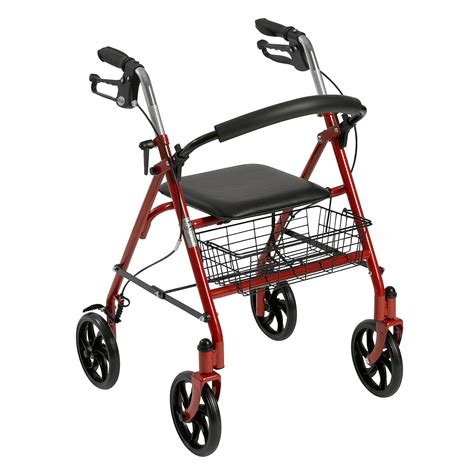 Drive Medical Four Wheel Rollator – Senior Shop HQ