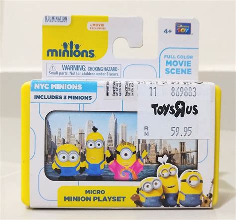 Minions Movie Micro Minion Playset Nyc Minions Misb Fixed Price